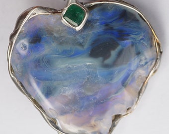 Opal Emerald Pendant