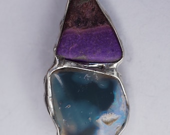 Opal Sugilite Pendant