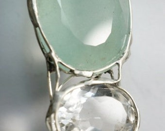 Aquamarine Crystal Pendant