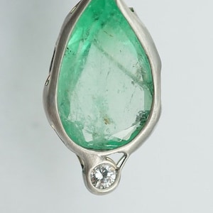 Emerald Diamond Pendant