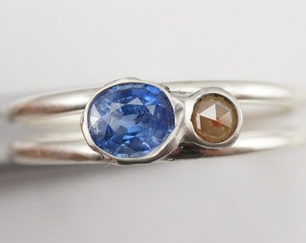 Sapphire Diamond Ring