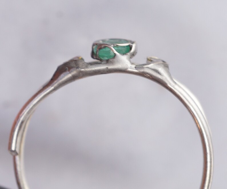 Emerald Diamond Ring image 7