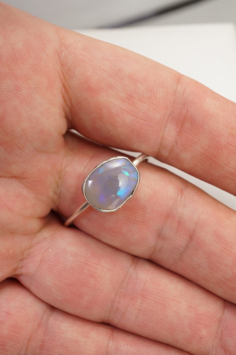 Schwarzer Opal Ring Bild 4