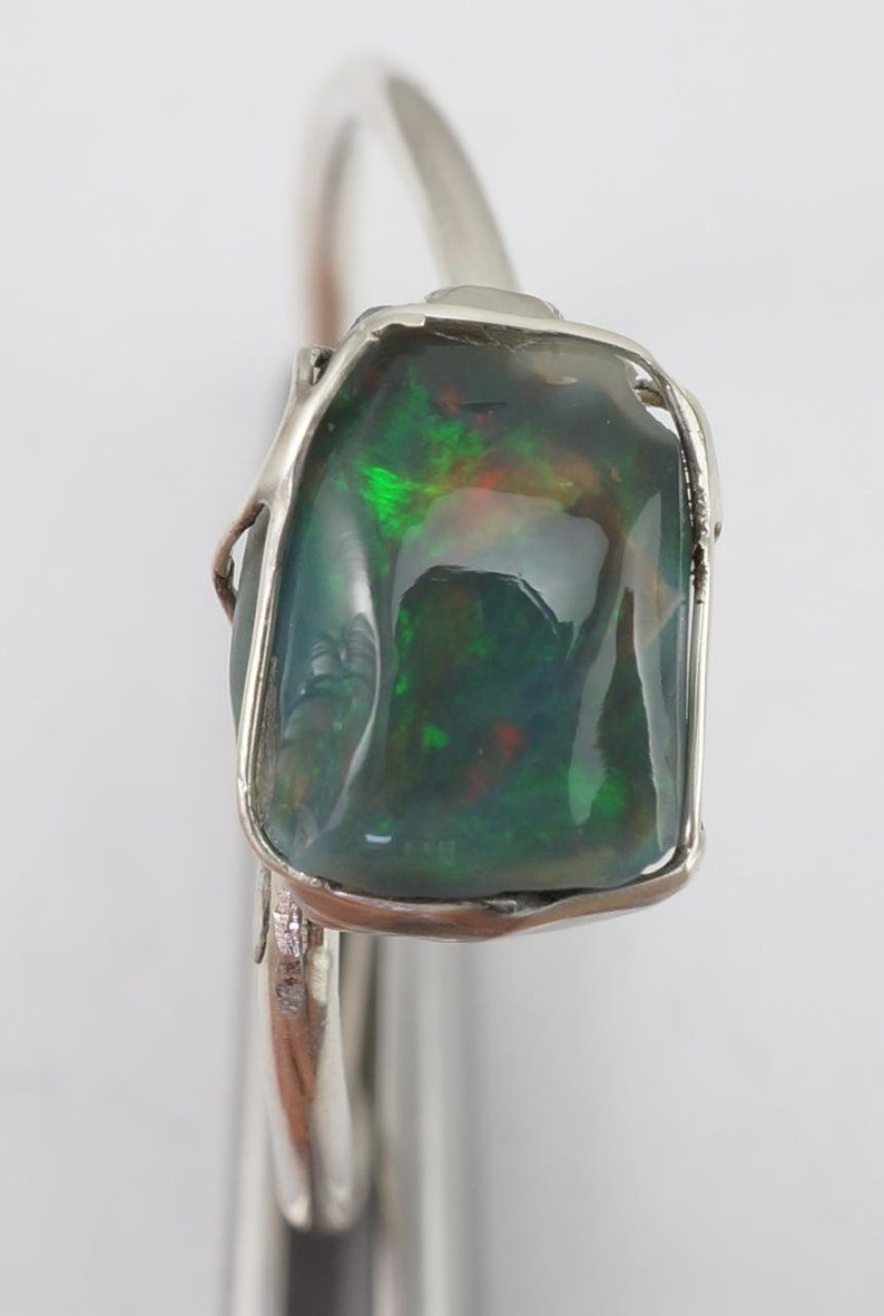 Schwarzer Opal Ring, Spirituelles Spielzeug Bild 3