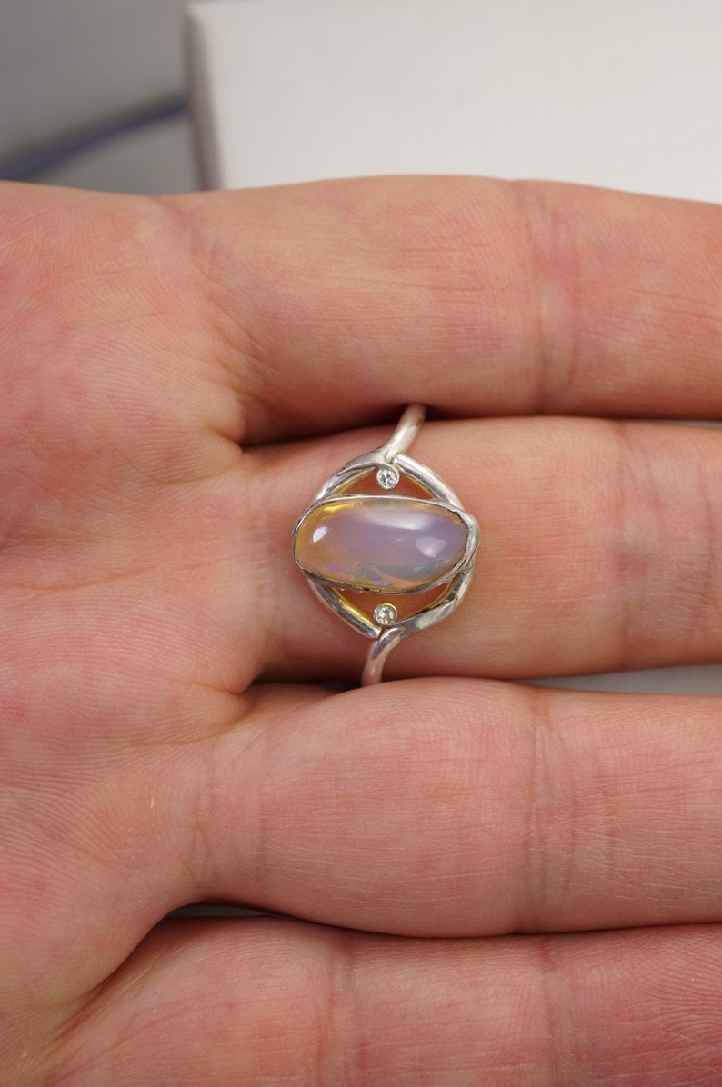 Opal Diamant Ring Bild 3