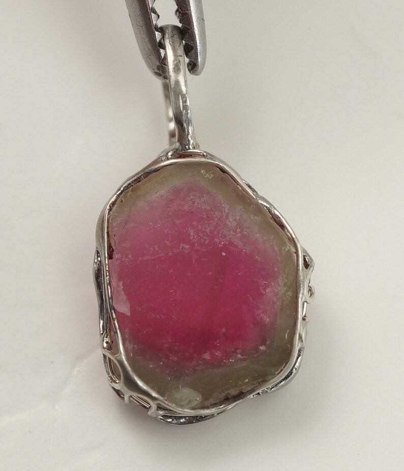 Watermelon Tourmaline Pendant
