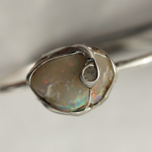 Black Opal Diamond Ring image 4