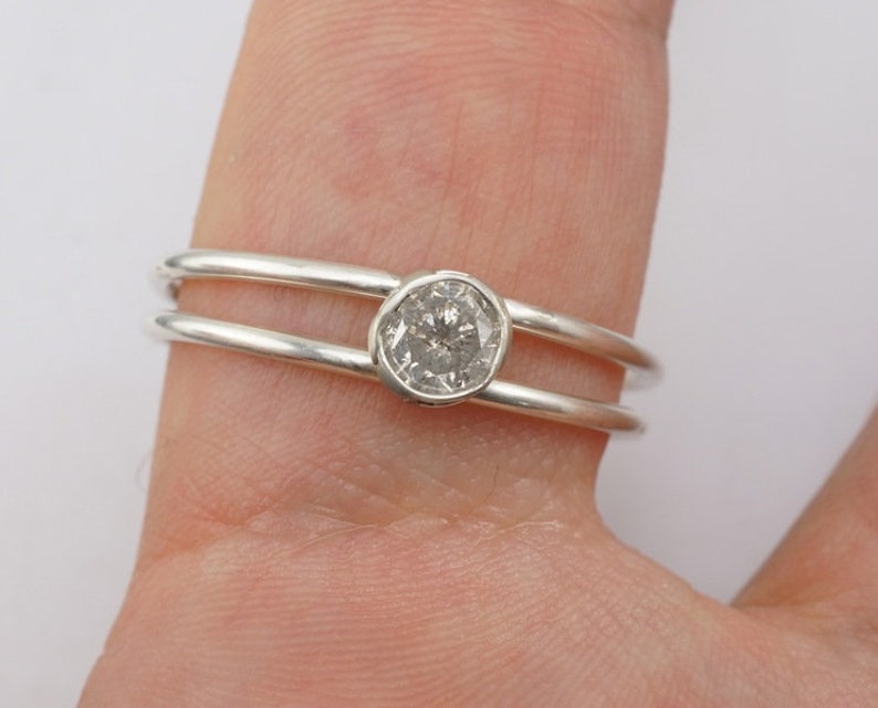 Diamant 0.7 Karat Ring Etsy Diamant 0.7 Karat Ring Etsy