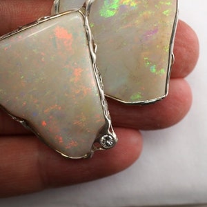 Opal Paar Diamant als Anhänger Bild 2