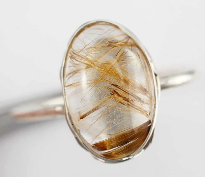 Rutilated Quartz Ring
