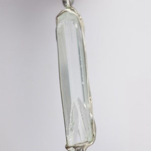 Aquamarine Diamond Pendant image 2