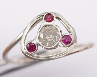 Diamond Ruby Ring