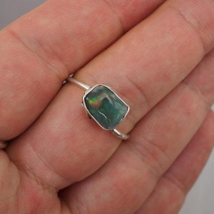 Schwarzer Opal Ring, Spirituelles Spielzeug Bild 4