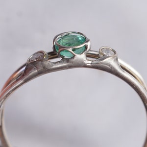 Emerald Diamond Ring image 5