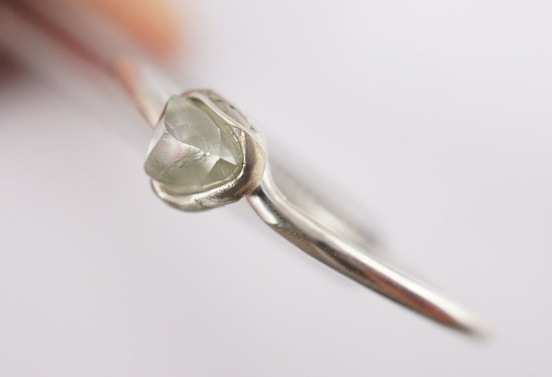 Bague diamant brut parfait 0,66 carat image 2