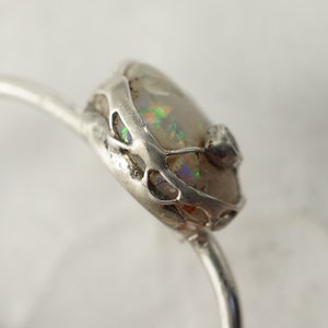 Black Opal Diamond Ring image 6