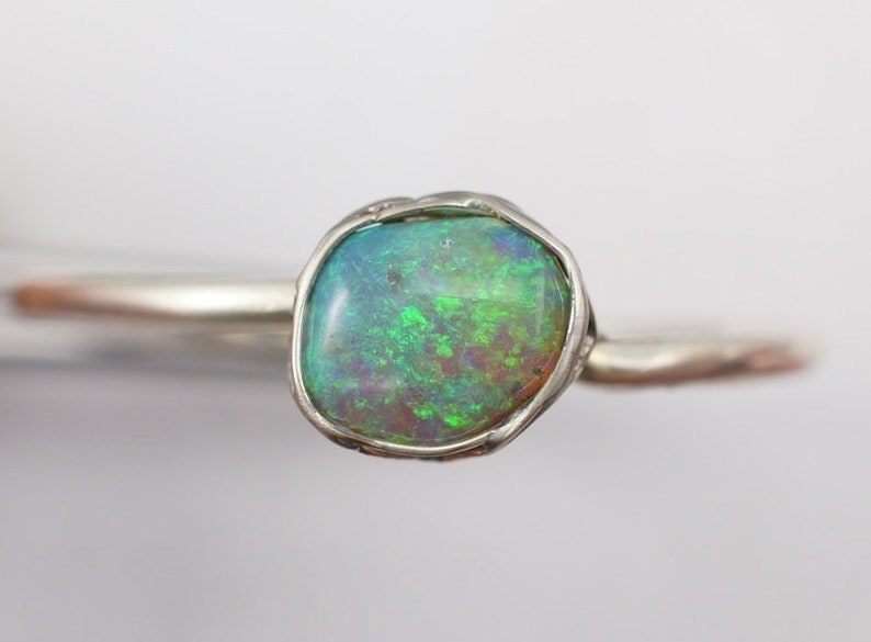 Black Opal Ring image 2