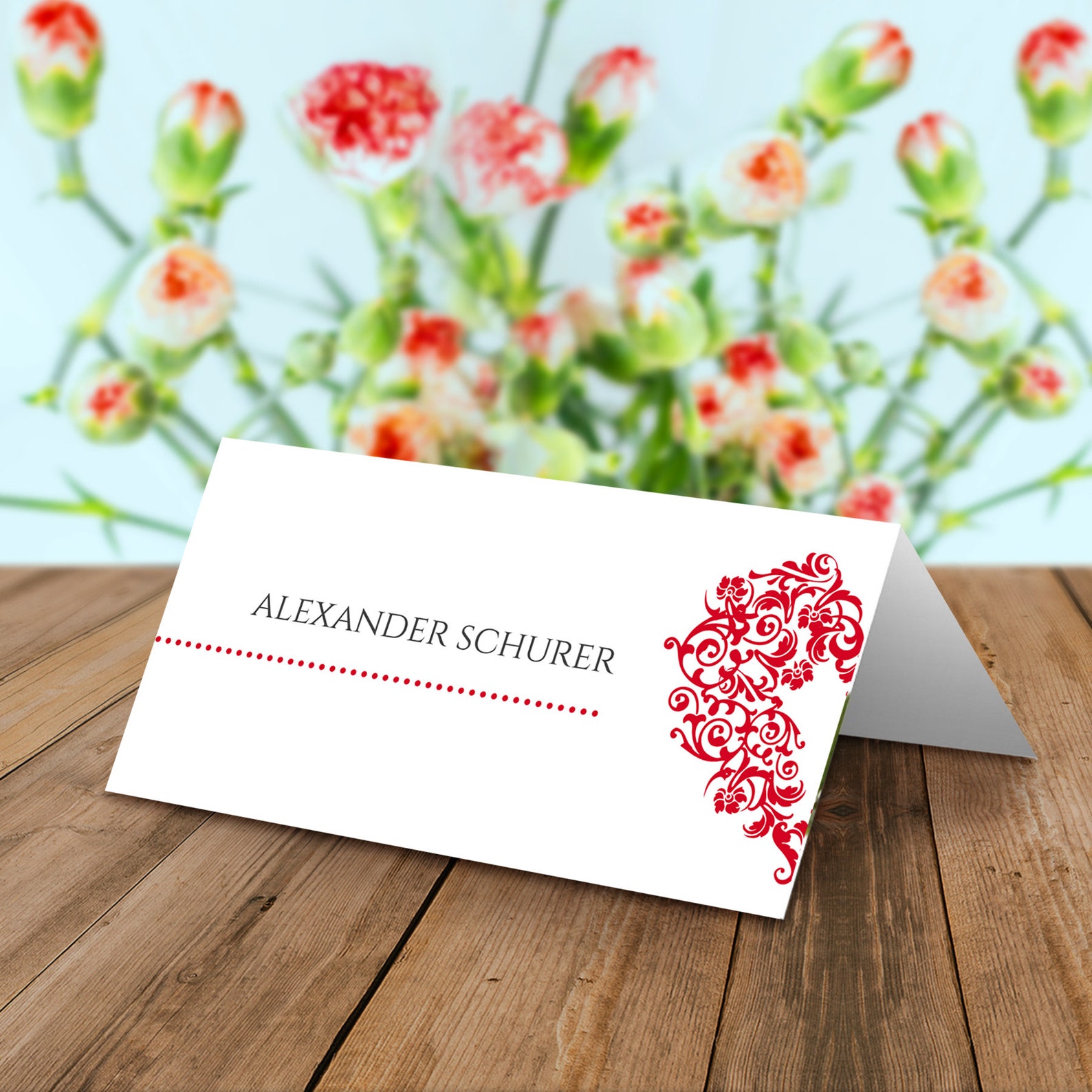 Tischkarten selbst drucken und gestalten Hochzeit | Etsy