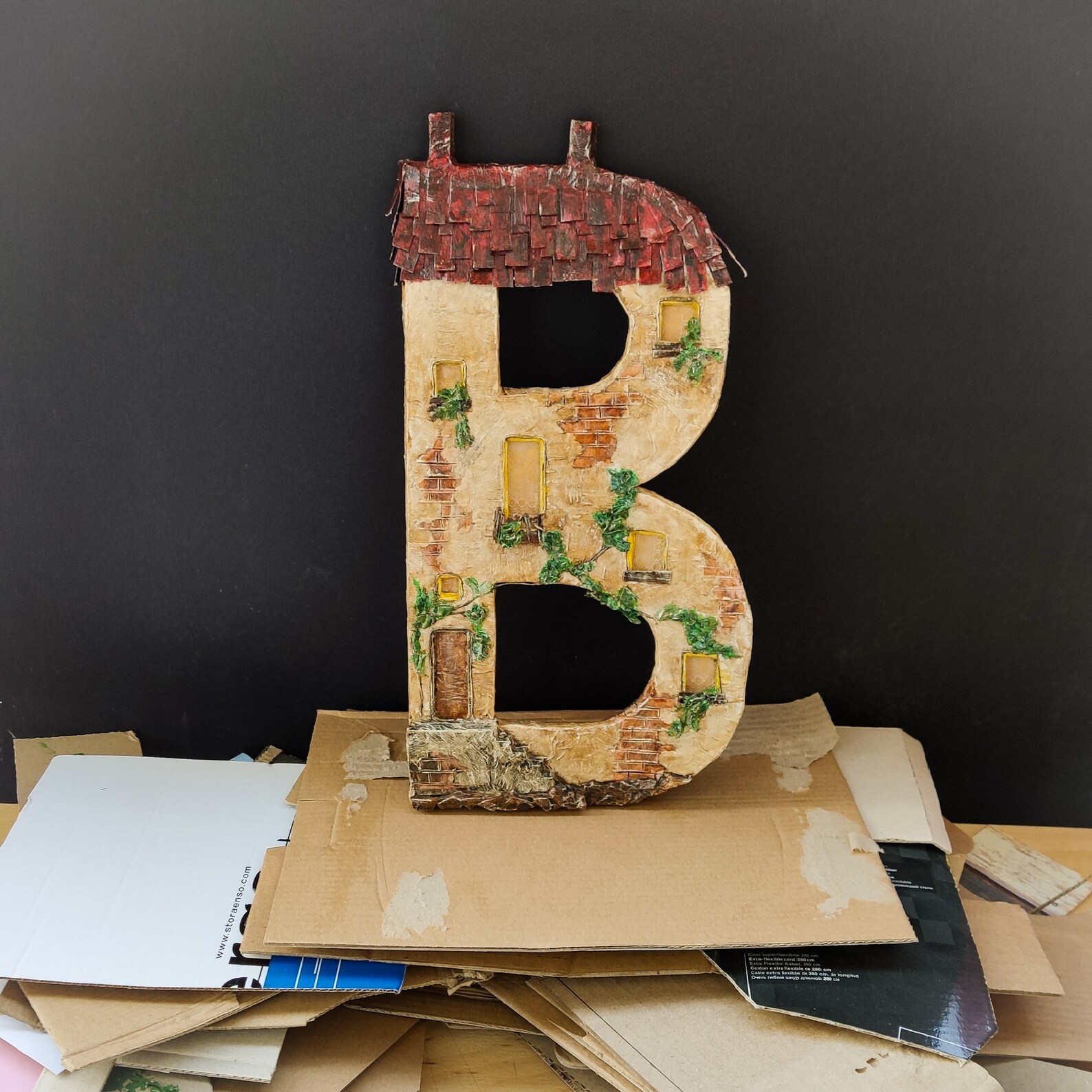 24 Inch Paper Mache Letters - p050yjr