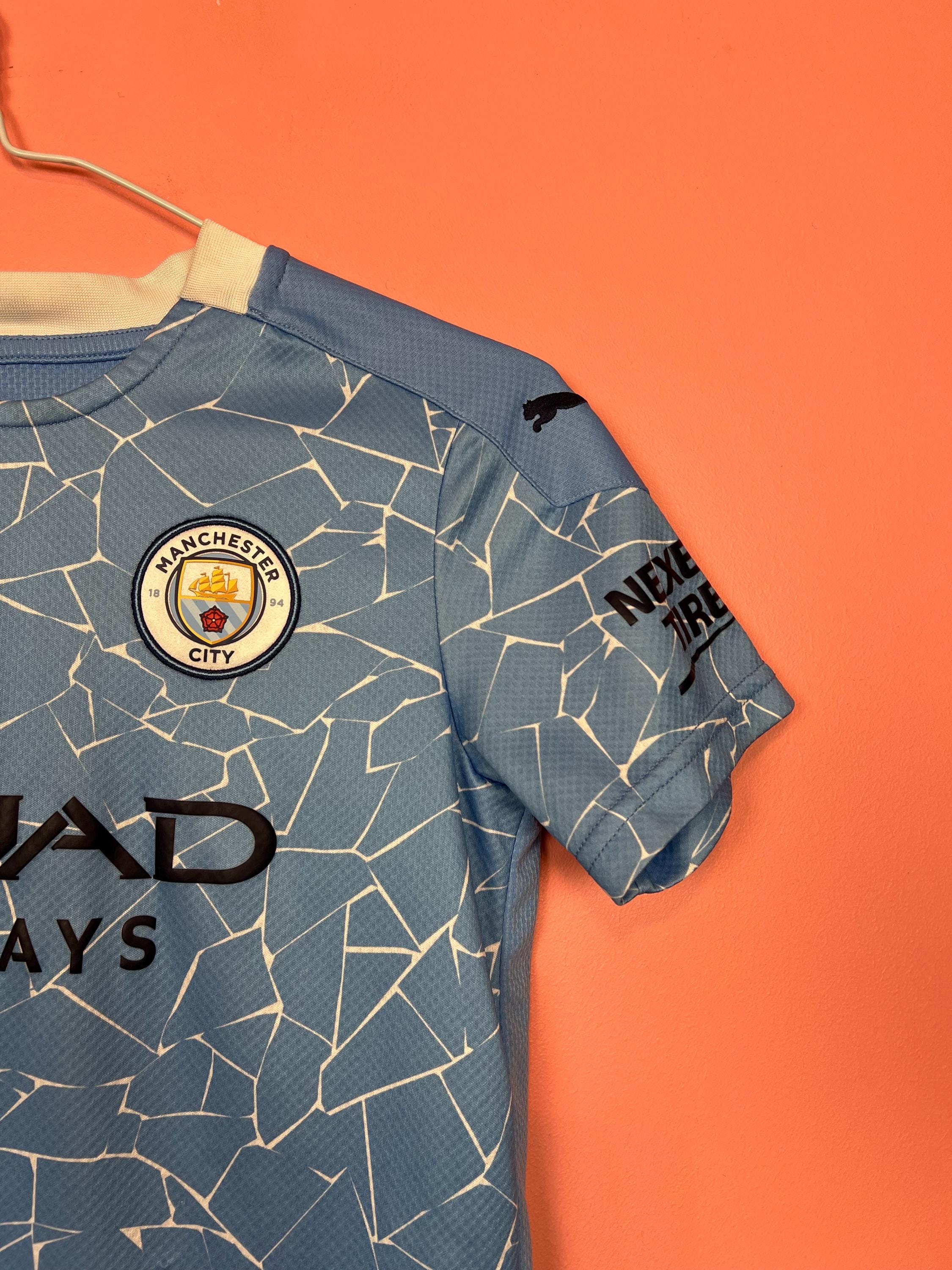 マンチェスターシティキッズ10クンアグエロサッカージャージメンズ