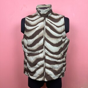 L Ralph Lauren vest womens zebra casual stile y2k