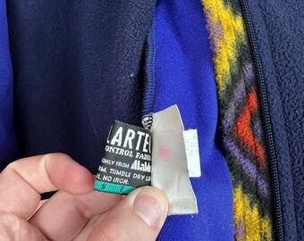 Veste Polaire Vintage Karrimor - Taille XL - Violet/Bleu - Polartec Années 90