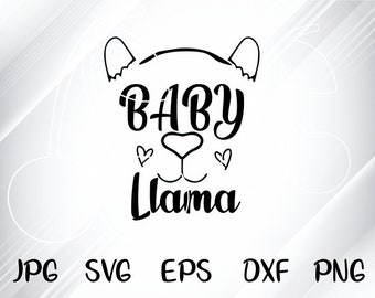 Download Baby Llama Svg Free Commercial For Baby Onesie Cute Llama Svg Decal Instant Download File Stencil Kids T Shirt Vinyl Iron On Clip Art Art Collectibles Kromasol Com