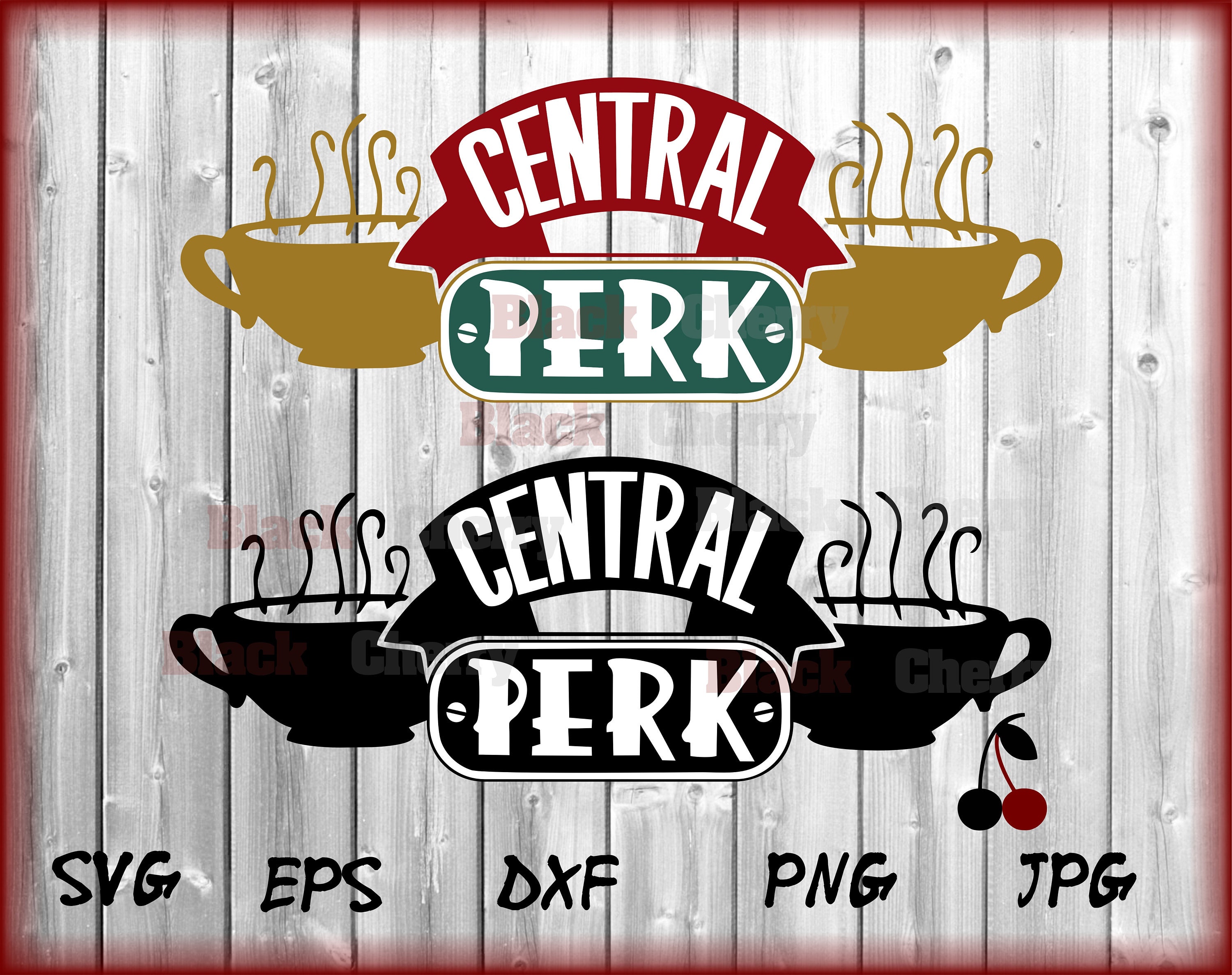 Central Perk SVG File Friends TV Show SVG File Vinyl Cut ...