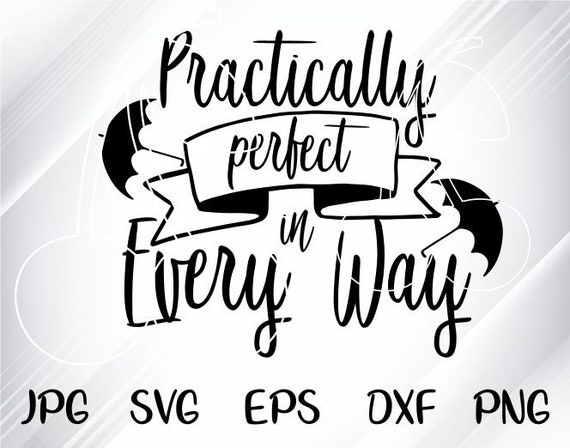 Mary Poppins Svg Disney Svg Mary Poppins Practically Etsy