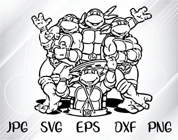 Download Teenage Mutant Ninja Turtles Svg Ninja Turtles Svg Tmnt Svg Etsy