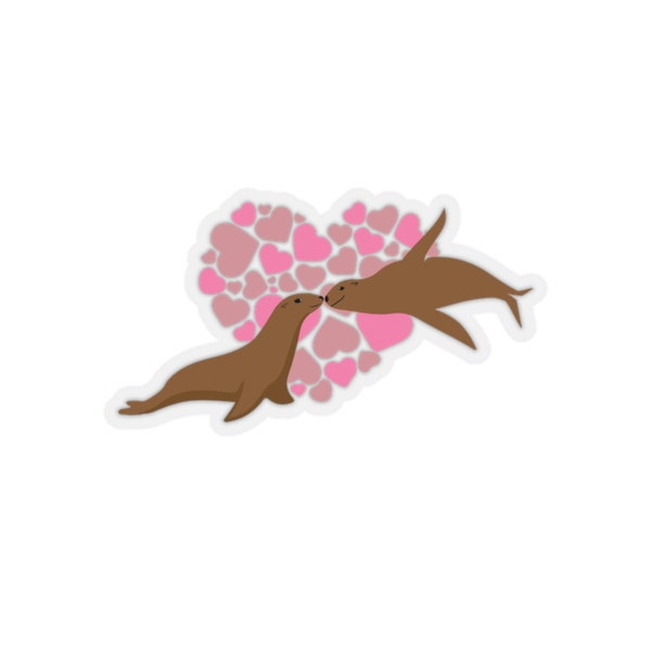 Sea Lion Heart Sticker