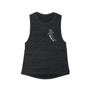 Spiertanktop voor dames met walvishaai