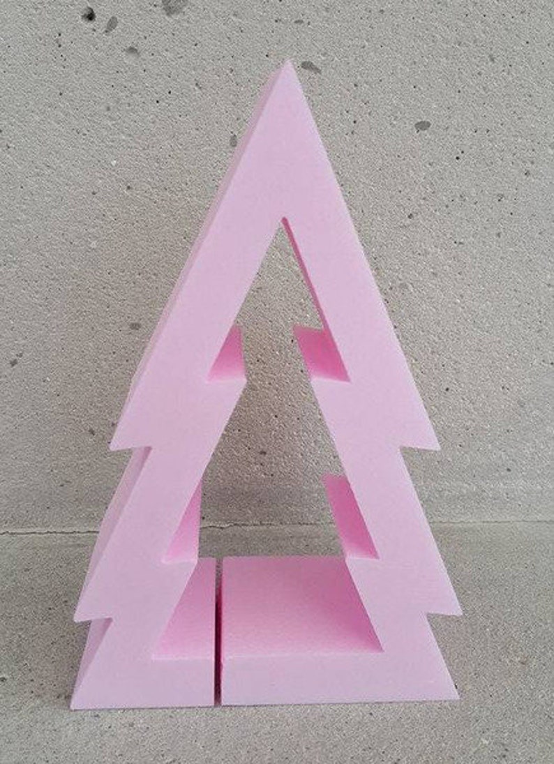 Concrete Giessform-fir tree open-30 cm