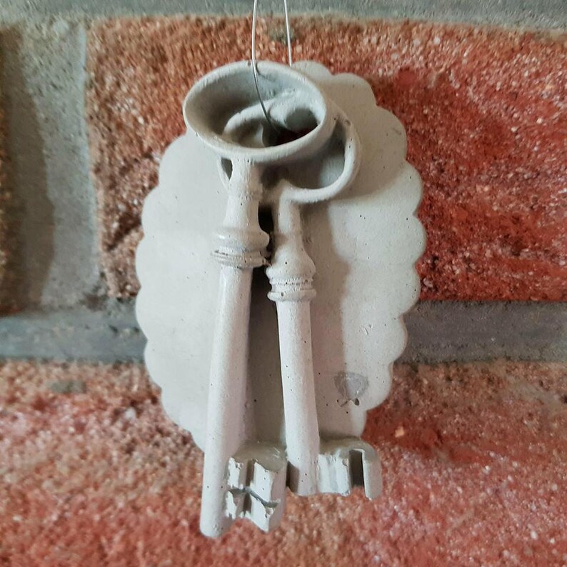 Silicone casting mold 2 keys to hang Etsy