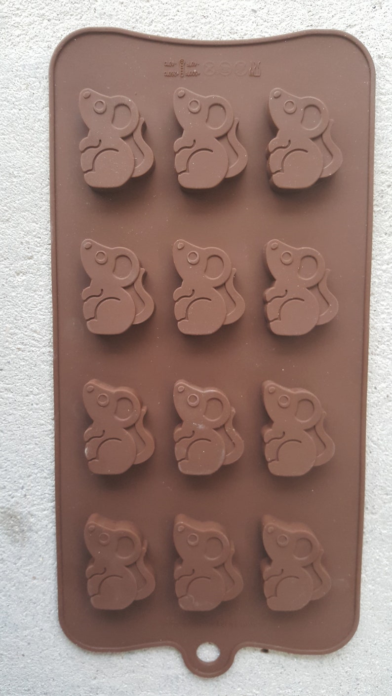 Silicone Casting Mould Small Mouse Multiple