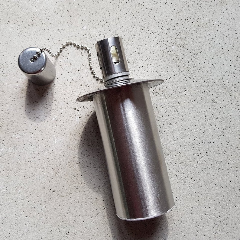 Oil lamp insert oil tank Made of stainless steel 7.8 cm Etsy