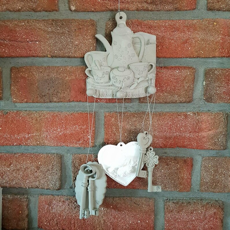 Silicone casting mold 2 keys to hang Etsy