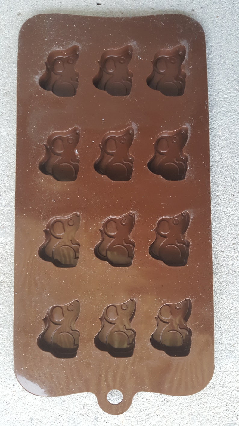 Silicone Casting Mould Small Mouse Multiple