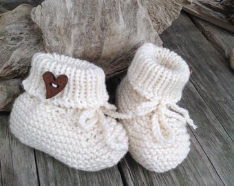 Babyschuhe gestrickt 0–3 Monate, 3–6 Monate, Neugeboreneschuhe, Geschenk zur Geburt, Schuhe für Frühgeborene