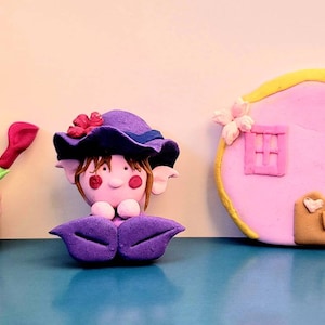 Miniature fairy play set