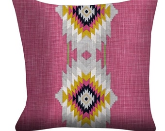 Kissen, Mayastyle, Ethnostyle, , Pink, Grau, Andrew Martin