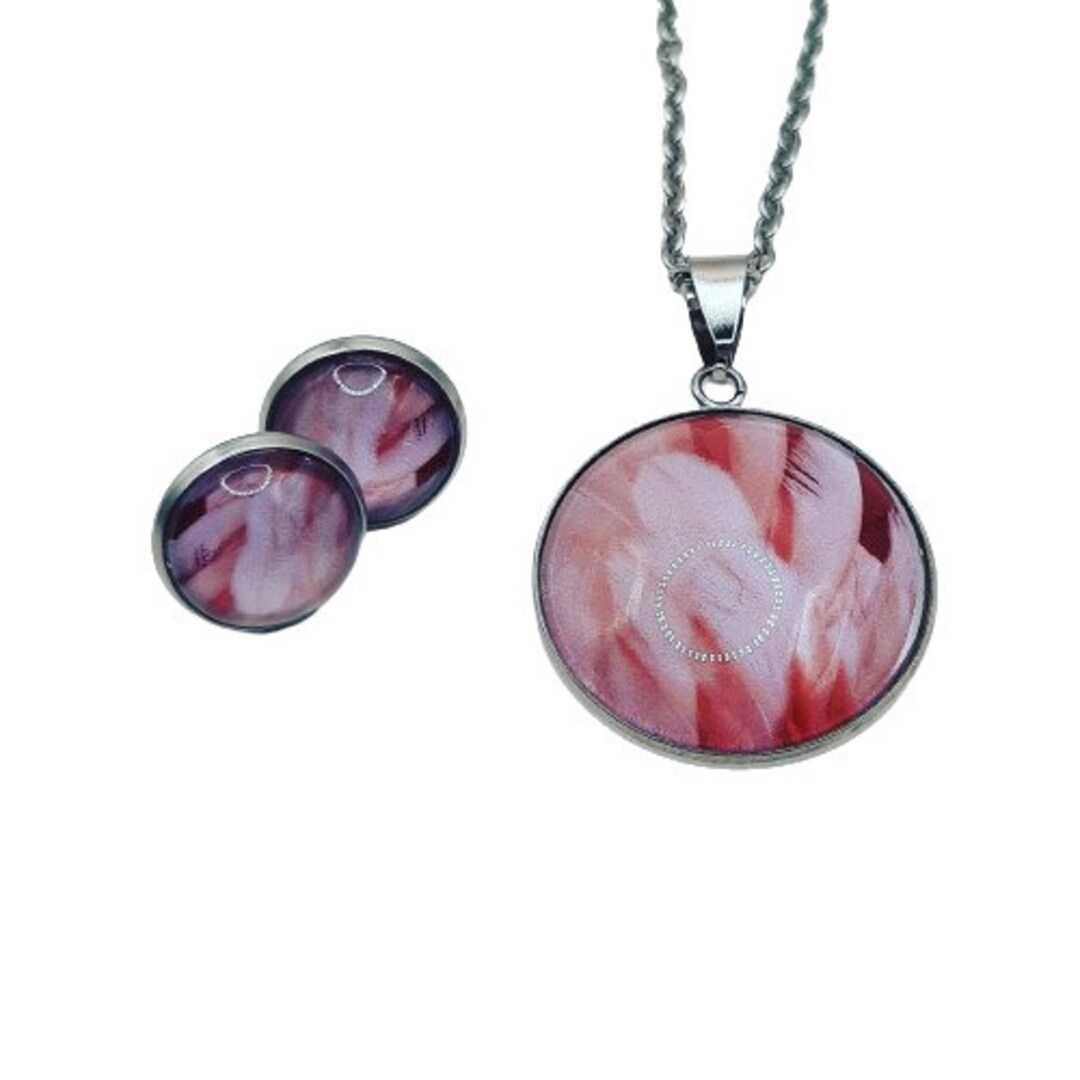 Collana Da Donna Con Ciondolo a Forma Di Fenicottero Che Bacia