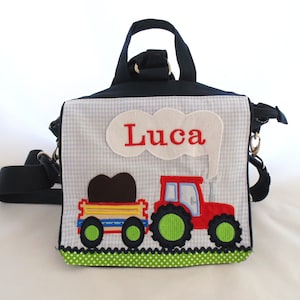 Kindergartenrucksack personalisierbar mit Namen und Motiv Bild 1