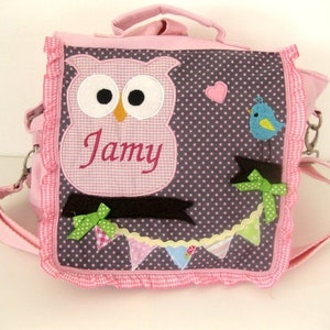 Kindergartenrucksack personalisierbar mit Namen und Motiv Bild 1