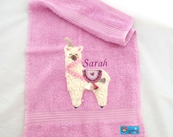 Towel customizable with name and motif