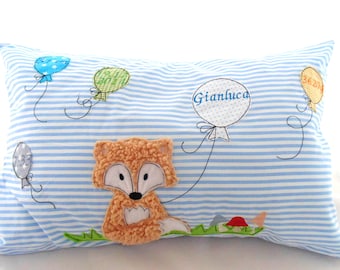 Children's pillow customizable with name and motif