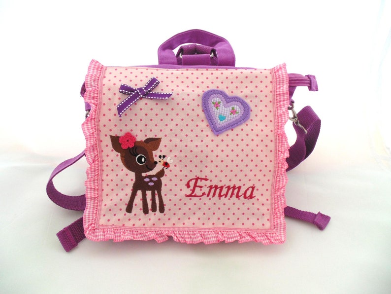 Kindergartenrucksack personalisierbar mit Namen und Motiv Bild 3