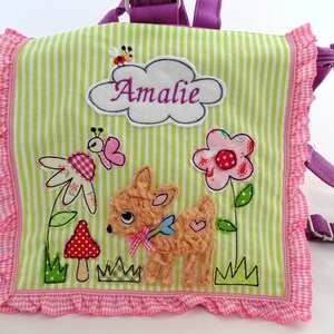 Kindergartenrucksack personalisierbar mit Namen und Motiv Bild 4