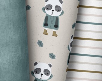 In-house production / many types of fabric / panda bear