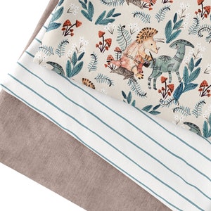 In-house production / many types of fabric / dinosaurs